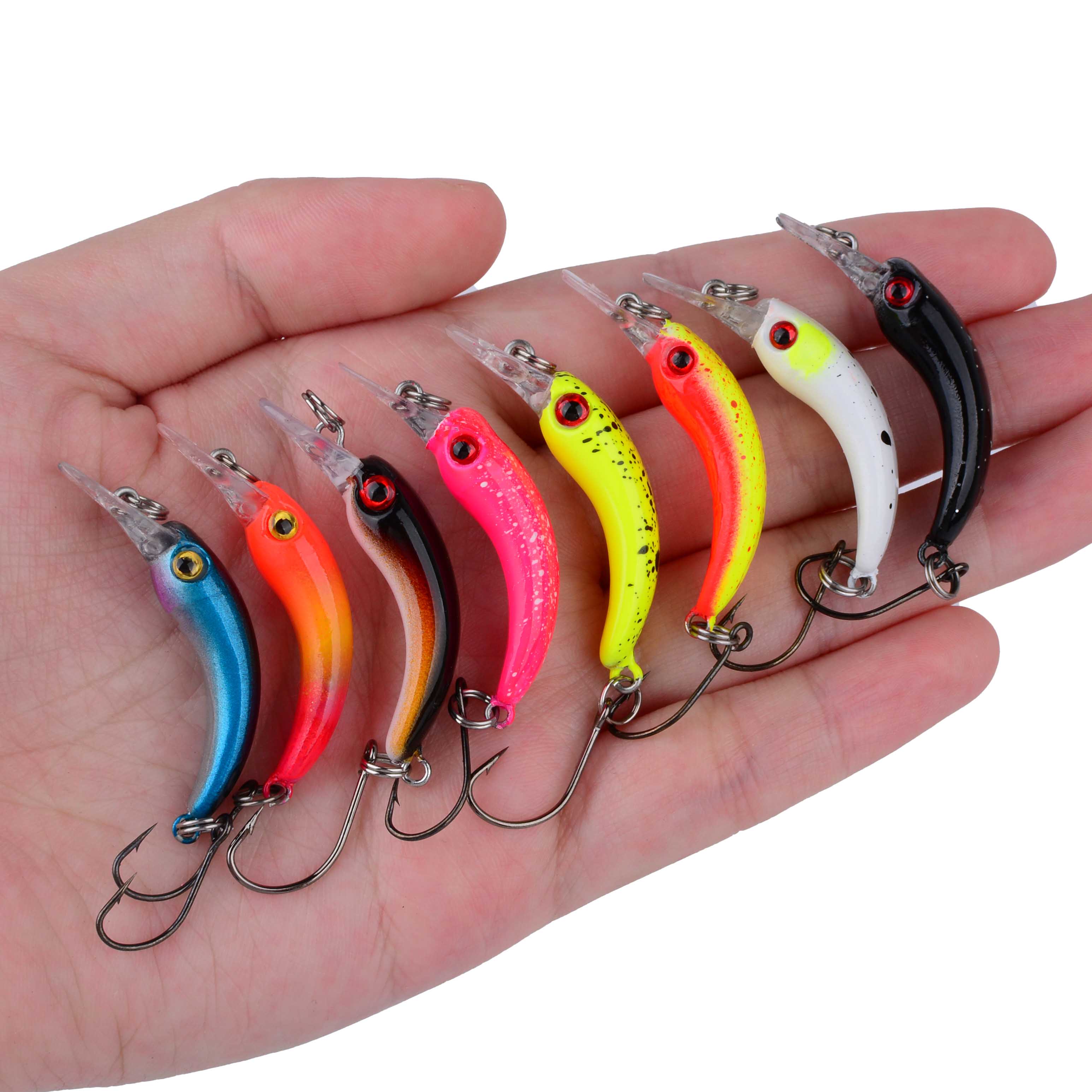 Fishing Equipment For Trout - 8 قطع بطيئة غرق الصيد إغراء