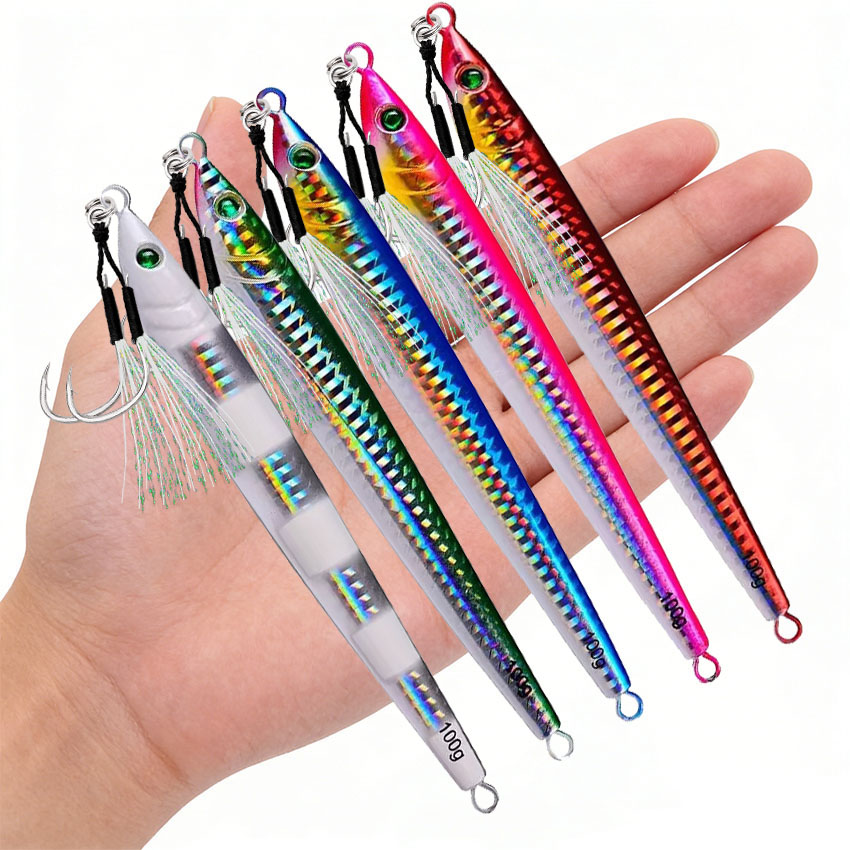 Fishing Equipment For Trout - يلقي المعادن تهزهز الصيد إغراء 5