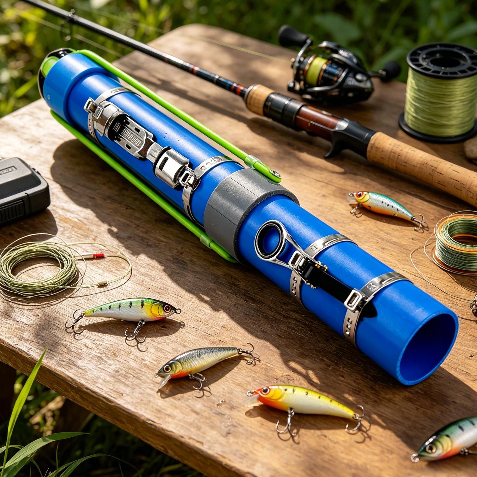 Fishing Equipment For Trout - قضيب صيد بكرة دوارة لقذف الطعم