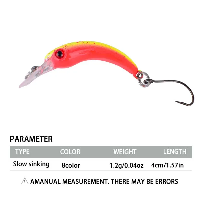 8 قطع بطيئة غرق الصيد إغراء ما - مراجعة Fishing Equipment For Trout وسعره
