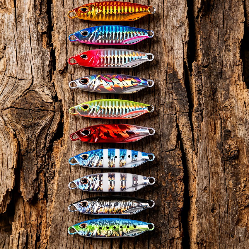 10 قطع من طُعم الصيد المعدني ا - مراجعة Fishing Equipment For Trout وسعره