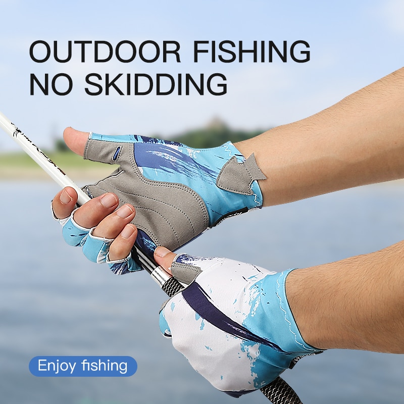 قفازات صيد بنصف أصابع للرجال و - مراجعة Fishing Equipment In China وسعره