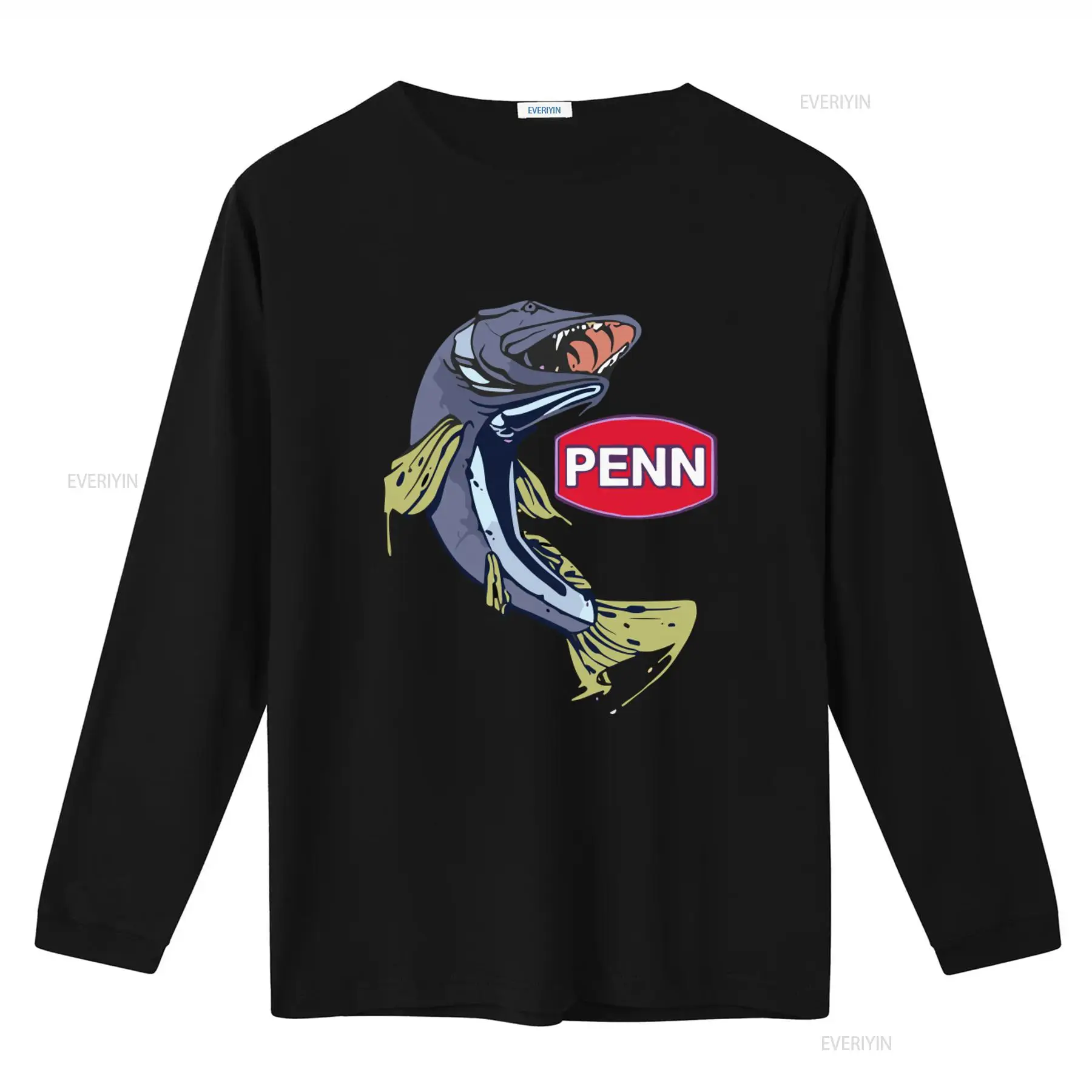 قميص رجالي أسود بشعار شركة PEN - مراجعة Fishing Equipment In China وسعره