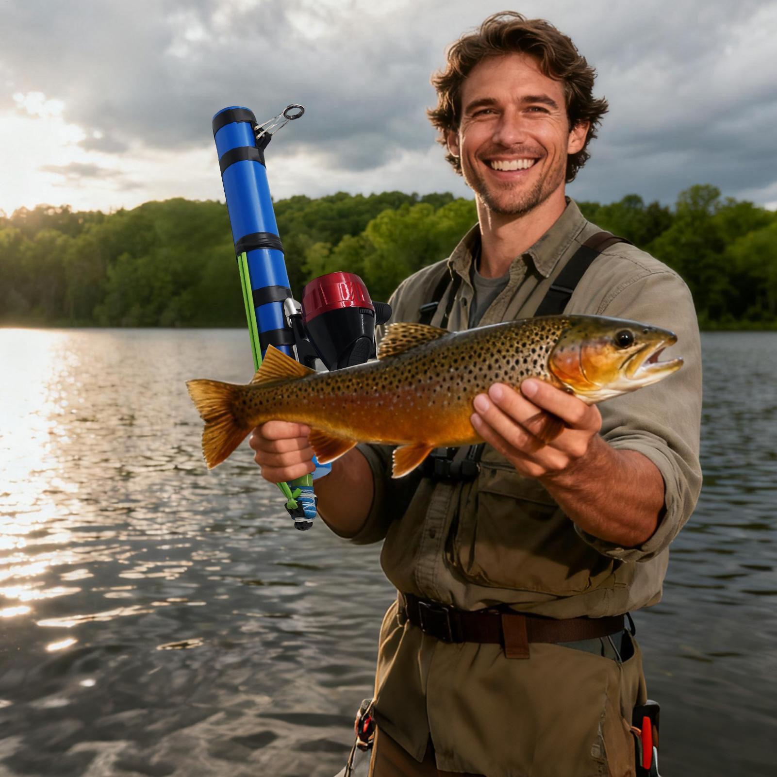 قصبة صيد خشبية مقلاع تصميم أدا - مراجعة Fishing Equipment For Trout وسعره