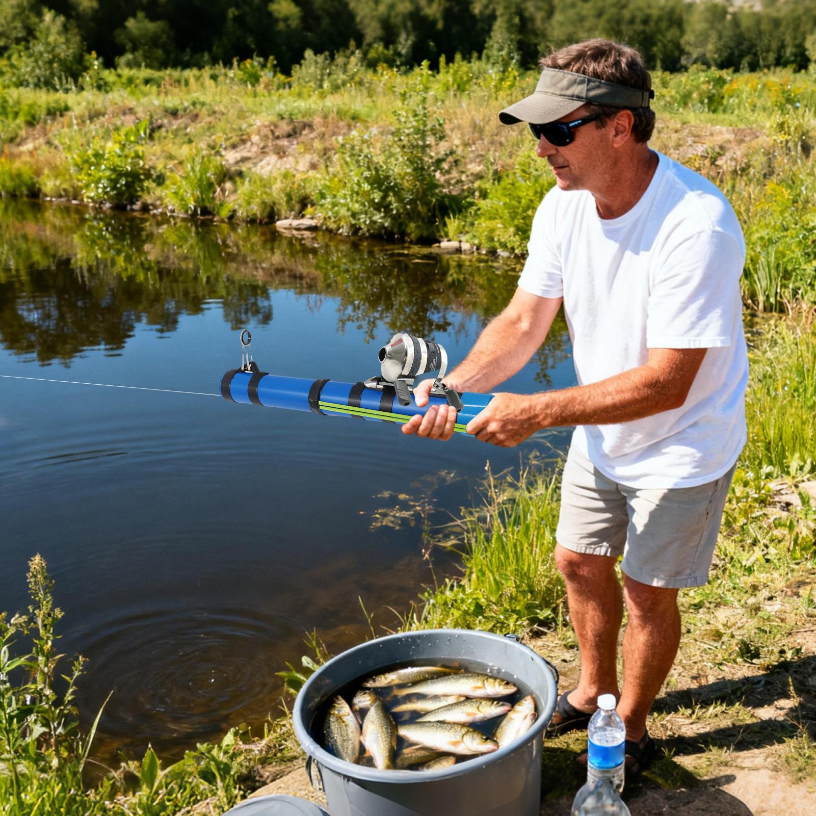 قصبة صيد خشبية مقلاع تصميم أدا - مراجعة Fishing Equipment For Trout وسعره