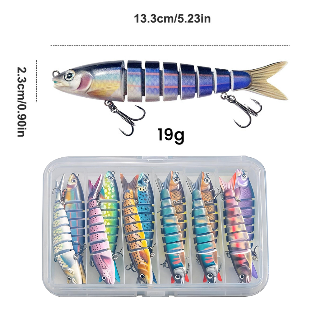 10 قطع من طعوم الصيد متعددة ال - مراجعة Fishing Equipment For Trout وسعره