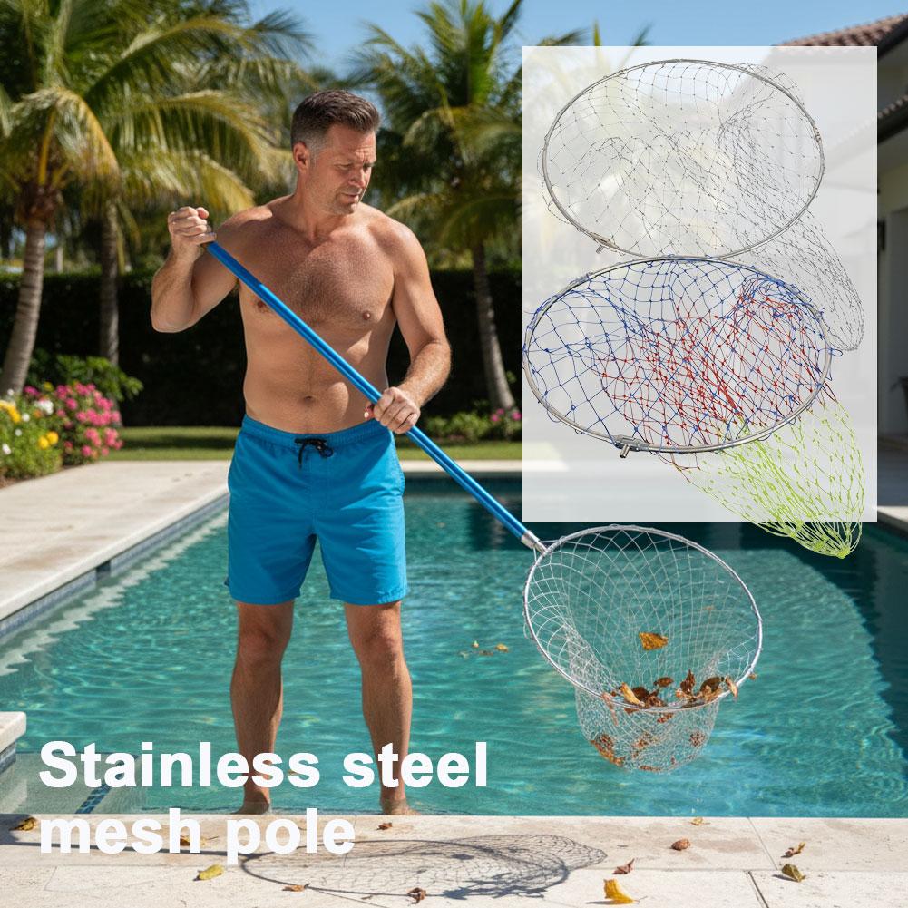 شبكة صيد قابلة للطي 40 سم 50 س - مراجعة Fishing Net وسعره