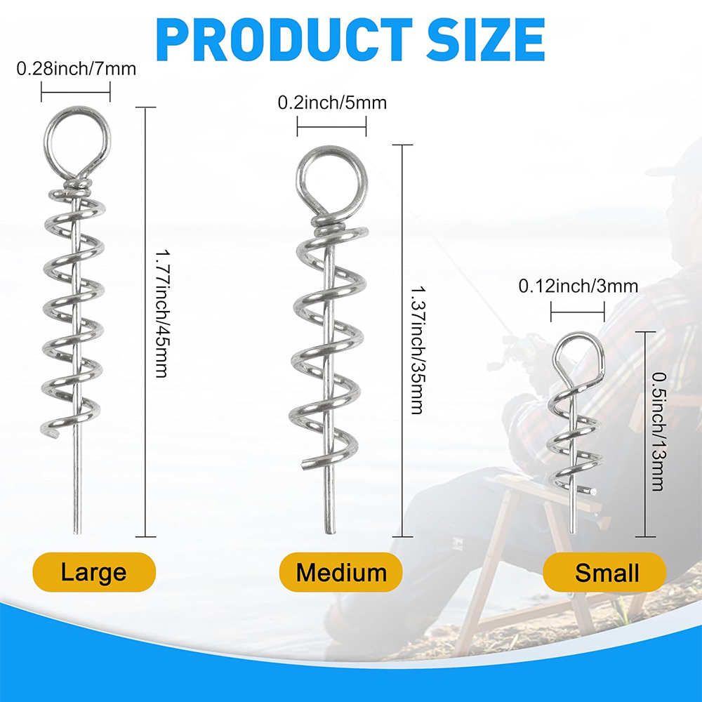 50 قطعة الربيع تويست قفل الصيد - مراجعة Fishing Equipment Basics وسعره