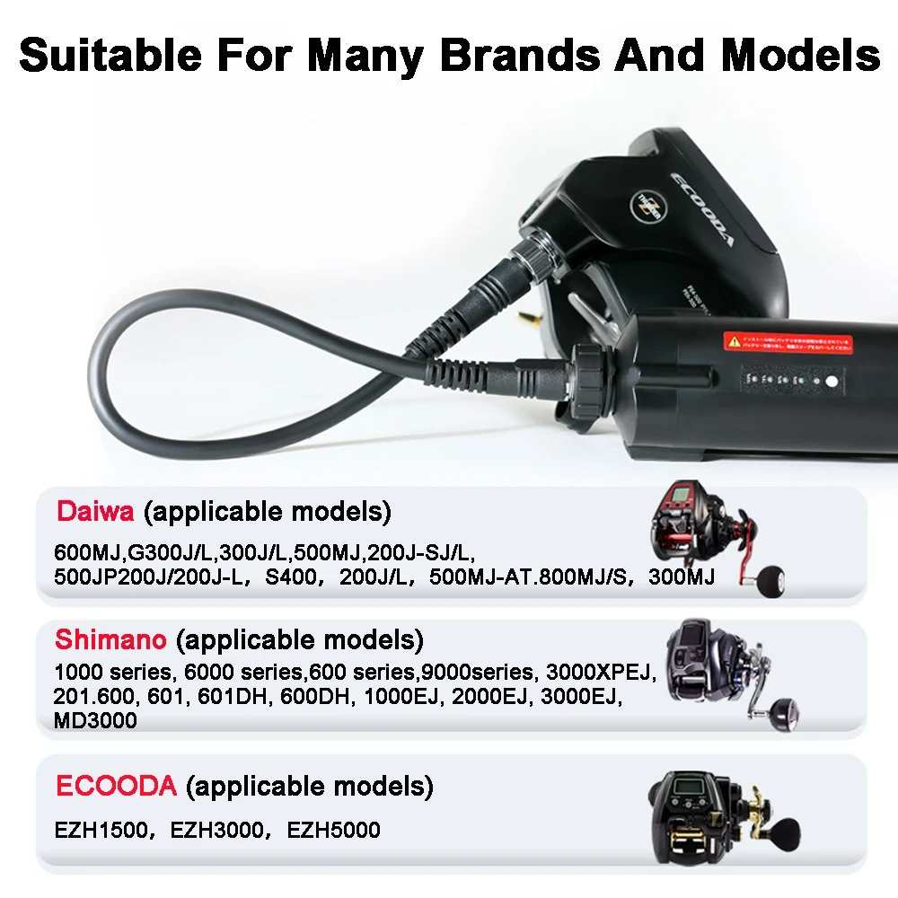 بطارية بكرة صيد كهربائية 14.8  - مراجعة Fishing Equipment Daiwa وسعره