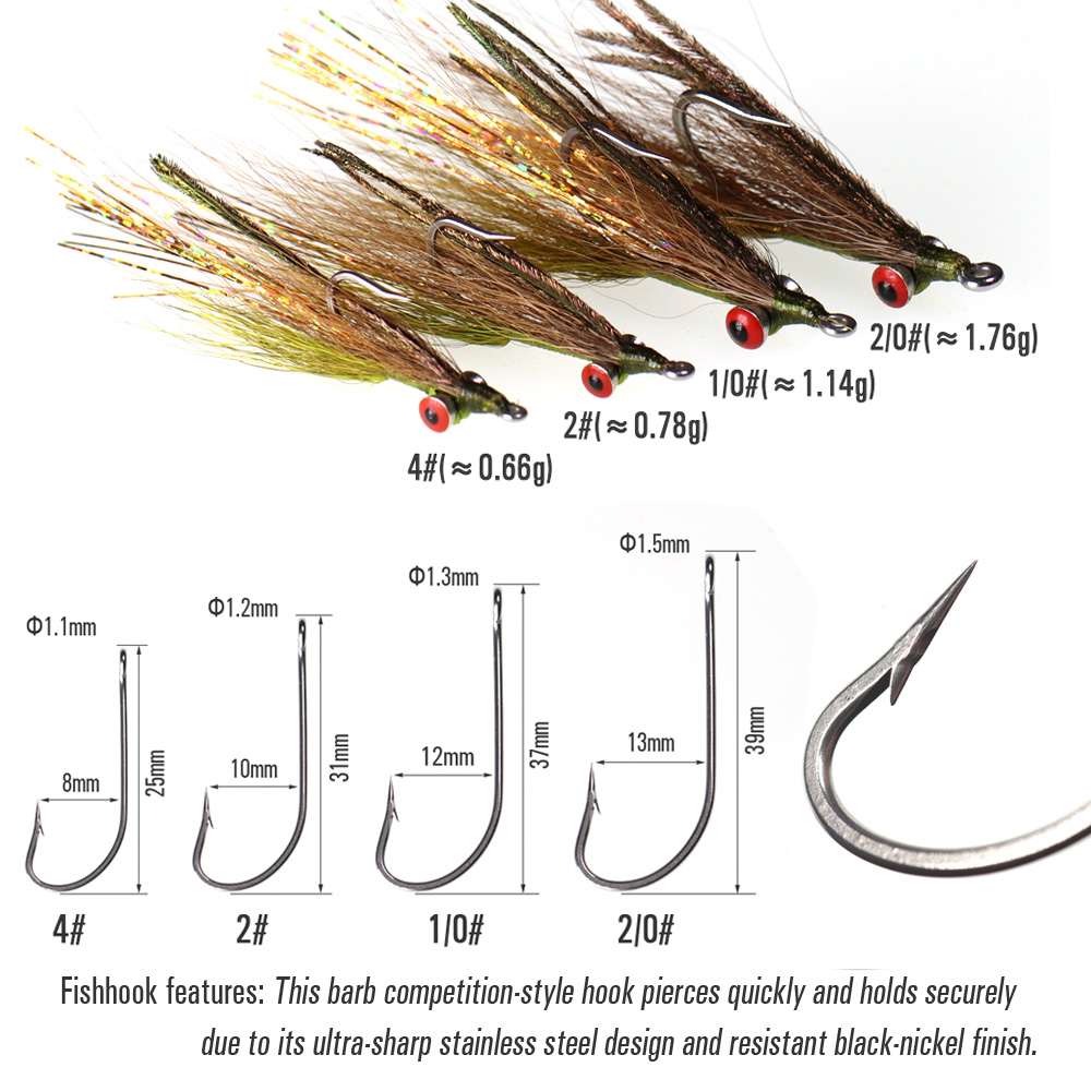 Wifreo 3 قطعة/6 قطعة Bucktail  - مراجعة Fishing Equipment For Trout وسعره