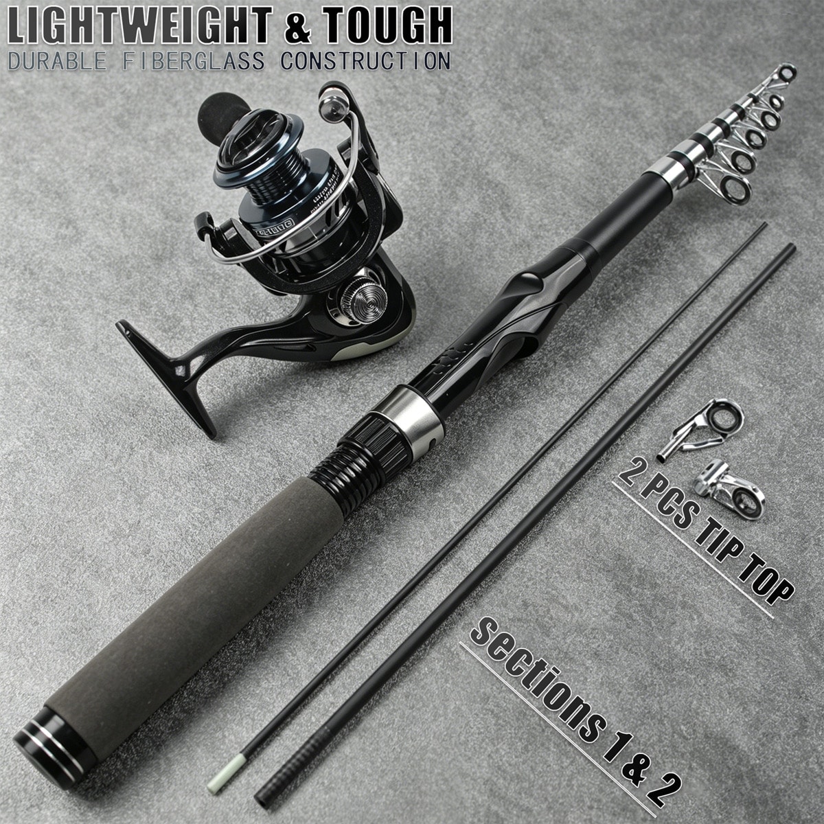 طقم صيد تلسكوبي من 86 قطعة، مج - مراجعة Fishing Equipment Online وسعره