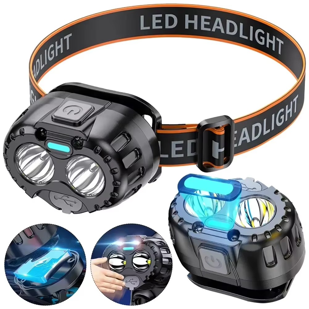 مصباح رأس LED قوي مقاوم للماء  - مراجعة Fishing Headlamp وسعره