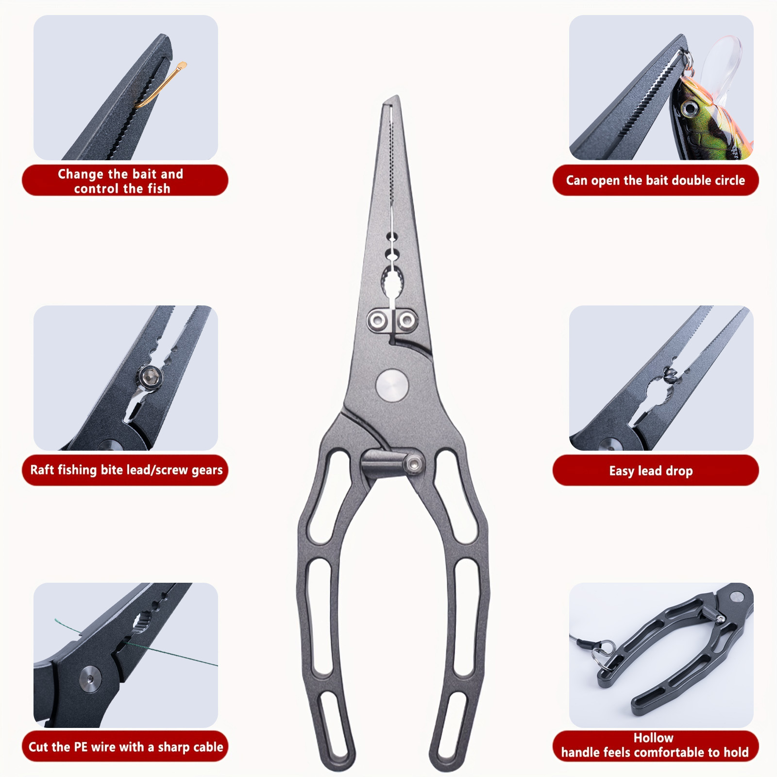 طقم كماشة صيد السمك وملقط الأس - مراجعة Fishing Equipment Amazon وسعره
