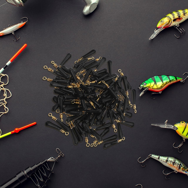 حامل عوامة معدني دوار مطاطي مض - مراجعة Fishing Equipment For Trout وسعره